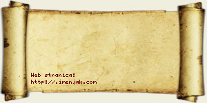 Kuzman Adamović vizit kartica